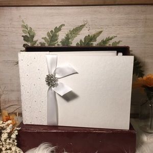 Papyrus wedding guest book